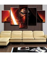 Kylo Ren Star Wars No Frame Canvas Five Piece Wall Art 5 Panel Home Decor - £24.18 GBP+