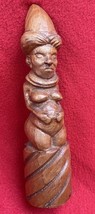 Santeria ~ Vodou ~ Candomble Orisha Orula Iroke Carved Wooden Ritual Bell - $58.00