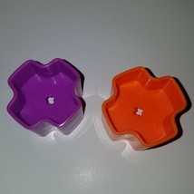 Fisher Price Shape Sorter Replacement Block Lot + X Orange Purple  - £6.08 GBP