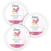 Dove Body Love Beauty Cream, Lightweight, Fast-Absorbing Face and Body Cream for - £16.77 GBP