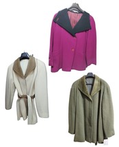 Woman Wool Jacket High Quality Vintage 80&#39;s Size 44-46 It Wide - Toscana Tags - £121.54 GBP