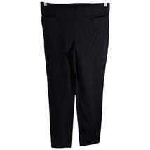 Liz Claiborne Career Stretch Pants Black Womens Size 12 with Pockets Rayon - $33.66