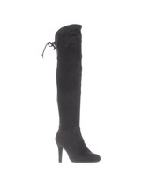 Rialto Calla Over The Knee Boots- Black Faux Suede, US 9M - £17.58 GBP