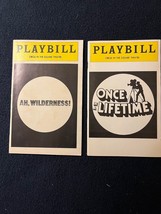 Circle in the Square AH WILDERNESS Nov. 1975  and ONCE IN A LIFETIME Jun... - $5.00