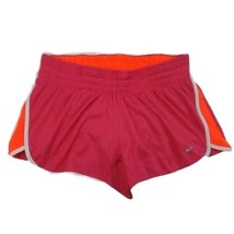 Nike Dri Fit Short Pink Orange Athletic Cute Size M Medium - £8.20 GBP