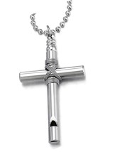 Whistle Cross Pendant Necklace for Men 28 - £35.53 GBP