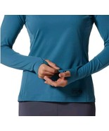 Mountain Hardwear Stretch Long Sleeve Crew Neck Shirt Womens L NEW Blue - £29.71 GBP