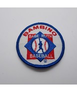 Vintage Bambino Babe Ruth Baseball Uniform 3&quot; Diameter Patch - £8.60 GBP