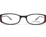 Anne Klein Petite Eyeglasses Frames 8029 116 Black Purple Silver 48-18-135 - $51.21