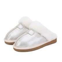 MBR FORCE Fashion Warm Women Shoes Natural   Slippers Home Shoes Winter Suede Sl - £67.10 GBP