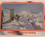 Vintage Star Wars Empire Strikes Back Trade Card #36 Rebel Defenses - $2.47