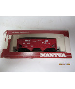 MANTUA HO SCALE RED MKT KATY 2 DOOR HOPPER #40250 - £7.98 GBP