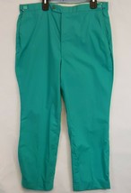 Vintage LL Bean Mens Green Golf Pants 38 - 44 Adjustable Waist USA Made Loud Vtg - £18.52 GBP