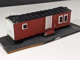 Custom Made Trackside Office Converted Box Car Vintage HO Scale Building Built - £19.46 GBP