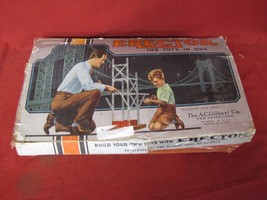 Vintage 1950s Gilbert Erector Toy Construction Set - £29.73 GBP