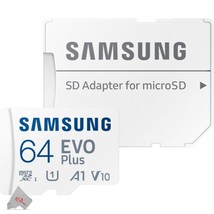 Samsung 64GB Evo Plus UHS-I Micro Sdxc Memory Card With Sd Adapter - £20.93 GBP