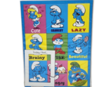 2009 PEYO SMURFS MAGNET SHEET W/ FRAME NEW IN PACKAGE PAPA SMURF SMURFET... - £14.85 GBP