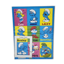 2009 Peyo Smurfs Magnet Sheet W/ Frame New In Package Papa Smurf Smurfette Lazy - £14.86 GBP