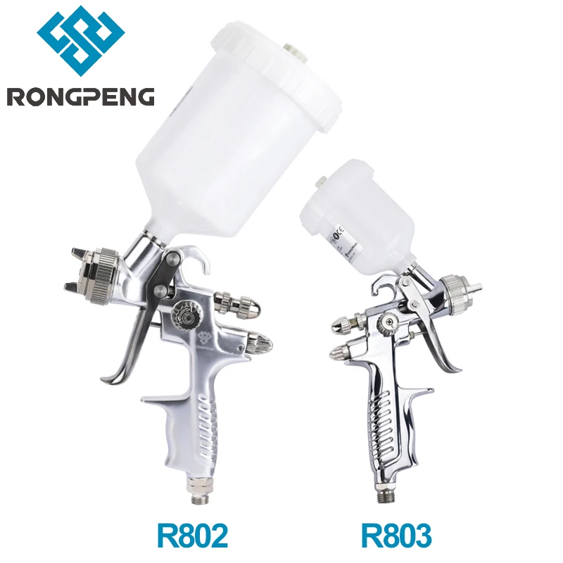 RONGPENG New 1.0mm 1.m Top Grade HVLP Air Spray  Water Based Airbrush Pneumatic  - £334.77 GBP