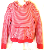 American Eagle Outfitters - Pink Carnation Striped Hoodie Sweatshirt, Size xl/lg - £17.21 GBP