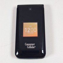 Alcatel GoFlip 4044L 4G Black Flip Phone (Consumer Cellular) - £22.70 GBP