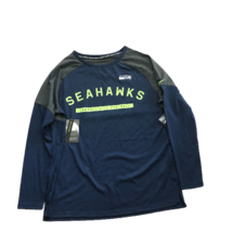New NWT Seattle Seahawks Nike Dri-Fit Tailgate Women&#39;s Medium Long Sleeve Shirt - £33.98 GBP