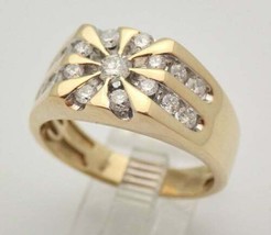 2Ct Round Cut VVS1 Diamond Classic Engagement Ring 14K Yellow Gold Finish - £114.25 GBP