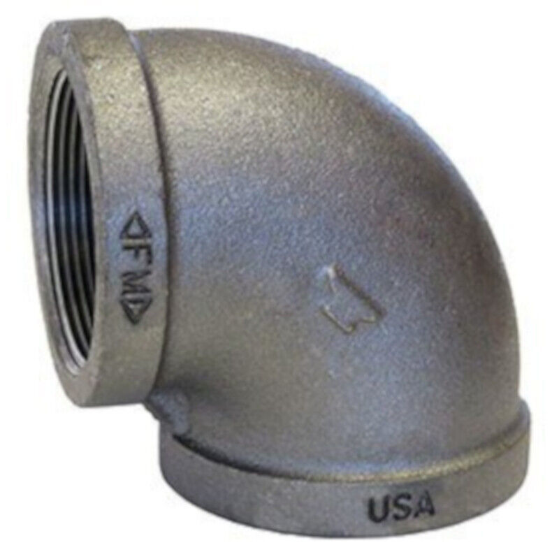 Anvil 8700123758, Malleable Iron Pipe Fitting, 90 Degree Elbow, 3/4&quot; NPT... - $17.48