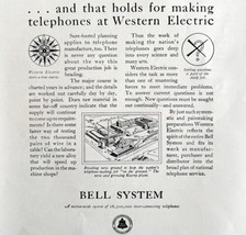 Western Electric Bell System Kearney 1928 Advertisement AT&amp;T Telephone D... - £19.65 GBP