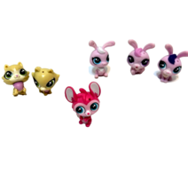 Hasbro Littlest Pet Shop Mixed Lot 6 Mini 1.25 inch Figures Cats Rabbits... - £11.52 GBP