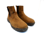 CATERPILLAR Women&#39;s Slip-On Abbey Steel Toe CSA Work Boots Brown Size 8.5M - $49.87