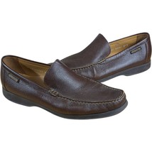 Memphisto Henri Leather Shoes Brown Size 11 Mens Air Relax Slip On Loafers - $1,669.67 MXN