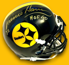 Franco Harris Autographed Signed Pittsburgh Steelers Mini Helmet w/AP/COA - £179.10 GBP