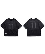 11 BYBB&#39;s DARK 2021SS Hip Hop T-Shirt Fake Two Net Yarn Cotton Loose Sho... - £127.79 GBP