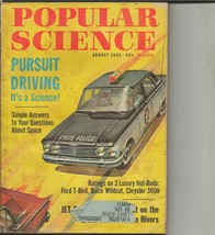 Popular Science Magazine ORIGINAL Vintage Aug 1962 Pursuit Driving - £15.49 GBP