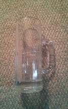 000 Large Tall Clear Glass Beer Mug Handle Foot Beer Float 8 Inches Tall - $6.99