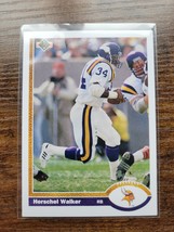 1991 Upper Deck #346 Herschel Walker - Minnesota Vikings - NFL - Fresh Pull - £1.77 GBP