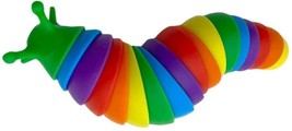 Sensory Slug Wriggle Rainbow Puzzle Teaser In Window Box Fidget Toy - £6.86 GBP