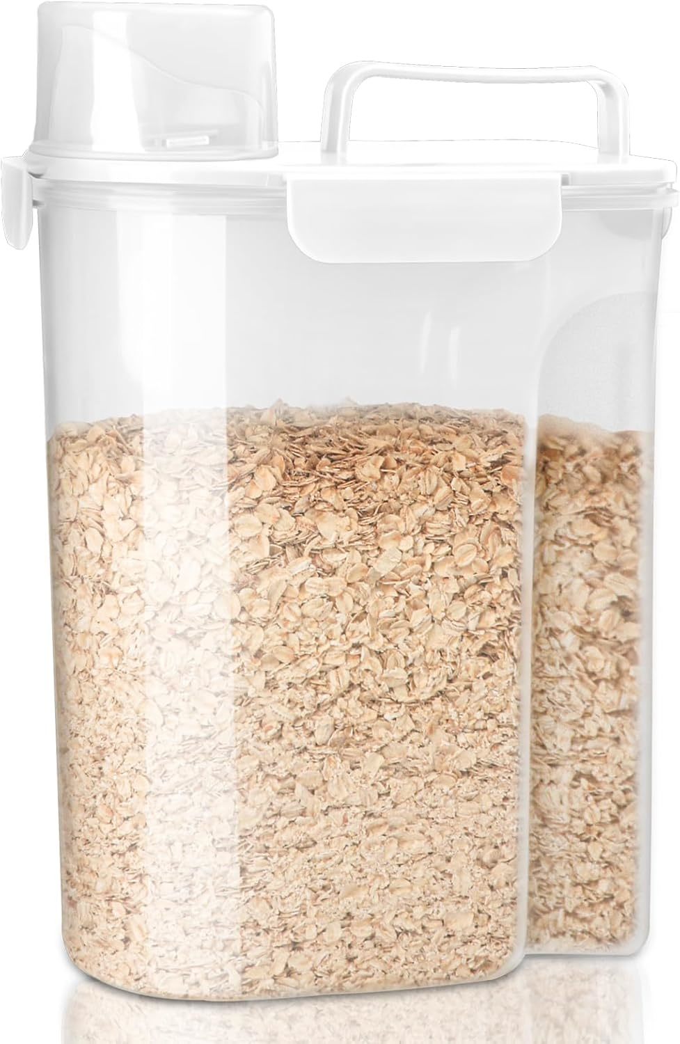 Rice Storage Container 10Lb, Airtight Dry Food Cereal Containers Storage... - $39.97