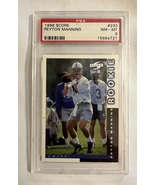 1998 Score Playoff Peyton Manning Prestige #233 PSA 8 NM-MT Colts - £23.94 GBP