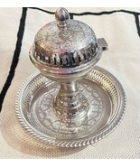 Silver incense holder, Incense burner silver, Arabian incense oud bakhoo... - $2,165.91 MXN