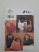 2003 Vogue Accessories Pattern 7701 P910 ~ Evening Bags Purses ~ 6 Varia... - $14.80