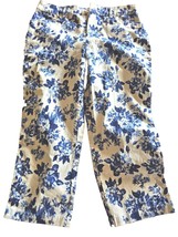 Croft &amp; Borrow Stretch Floral Pants Size 6 - £7.06 GBP