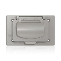 Leviton WM1HF-GY Single Gang Device Cover for Decora/GFCI Receptacle, Ho... - $49.99