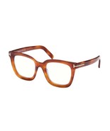 Tom Ford FT5880-B 053 Blonde Havana/Clear Blue Light Block 51mm Eyeglass... - $4,051.56 MXN