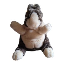 Folkmanis Baby Dutch Rabbit Bunny Hand Puppet Plush Stuffed Toy Realistic Cream - $10.00