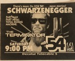 Terminator TV Guide Print Ad Arnold Schwarzenegger TPA5 - £4.66 GBP