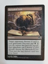 MTG Magic The Gathering Card Shrouded Lore Sorcery Black Planar Chaos 2007 - £5.93 GBP