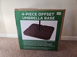 Offset Umbrella Base, 4-Piece, Brown New/Sealed - $34.99