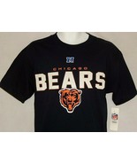 Chicago Bears Logo T-Shirt Men&#39;s Medium Blue NEW Short Sleeve NFL Footba... - £13.17 GBP